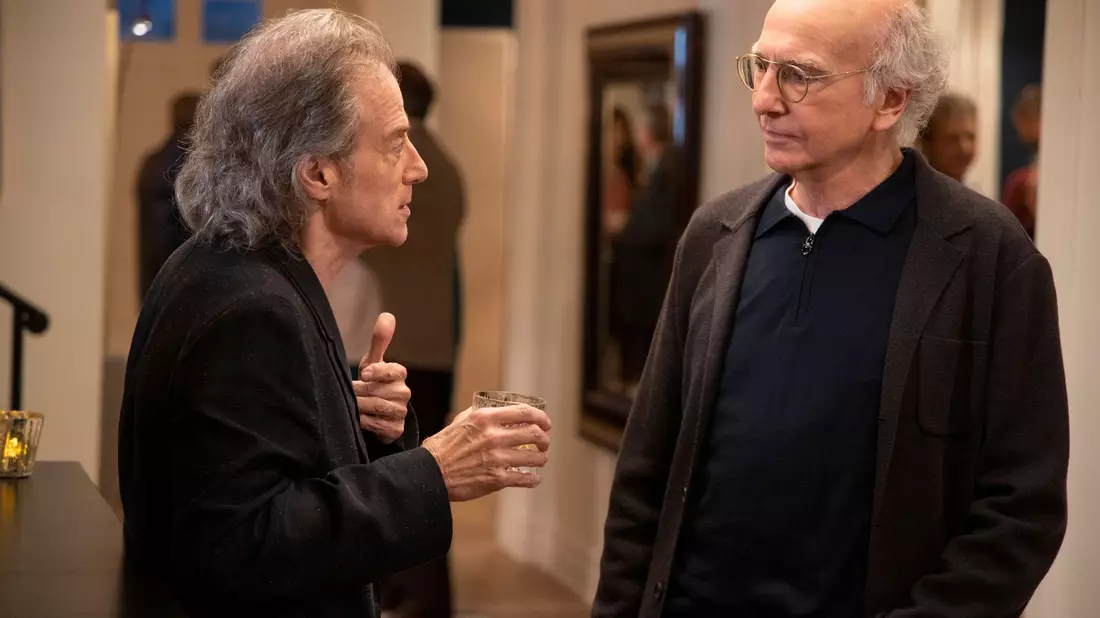 Richard Lewis (l) mit Larry David in einer Szene aus Staffel 10 von «Curb Your Enthusiasm». - Bild: John P. Johnson/HBO/AP