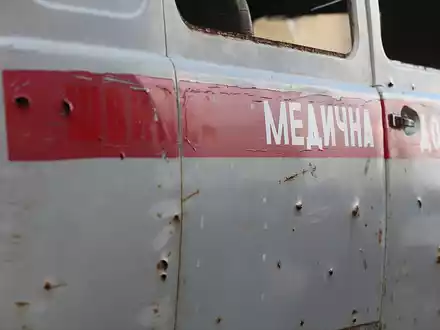 Im Ukraine-Krieg zerschossener Kleinbus (Archiv) - Foto: über dts Nachrichtenagentur