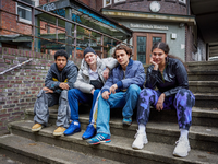 Aaron Maldonado Morales Vito Sack David Ali Rashed Manal Raga a Sabit KEKs - Foto: Joyn/Marc Rehbeck, presseportal.de