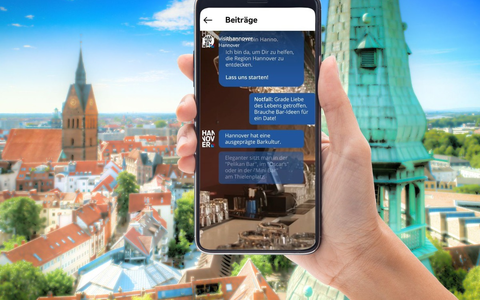 Frag Hanno R.! Neuer Chatbot der Hannover Marketing & Tourismus GmbH - Foto: presseportal.de