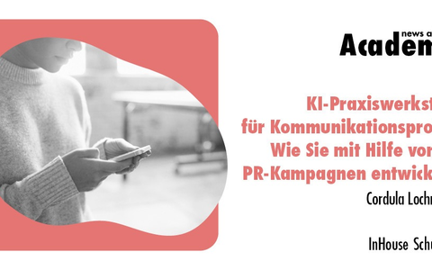 Prompting-Praxis für Profis: Wie PR-Kampagnen mit Hilfe von KI entstehen / Eine Inhouse-Schulung der news aktuell Academy - Foto: presseportal.de