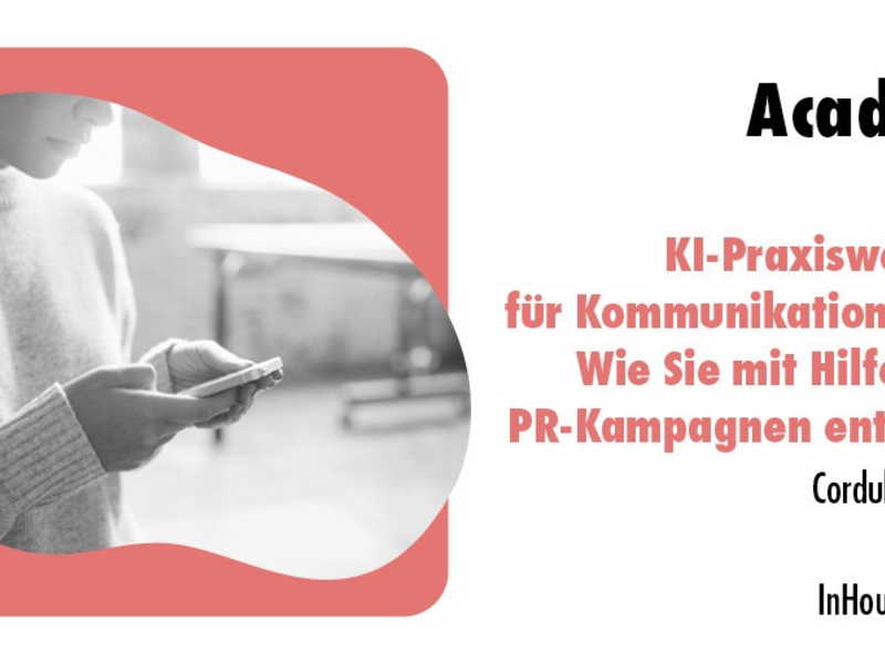 Prompting-Praxis für Profis: Wie PR-Kampagnen mit Hilfe von KI entstehen / Eine Inhouse-Schulung der news aktuell Academy - Foto: presseportal.de