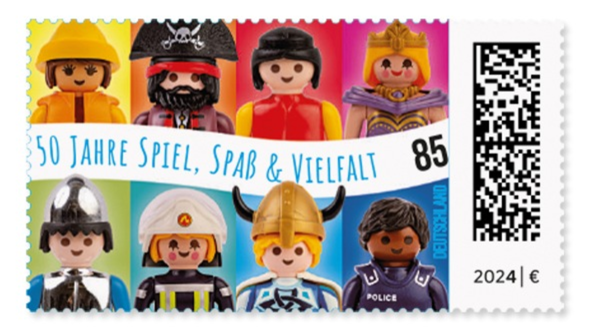 Deutsche Post und Playmobil präsentieren gemeinsame Briefmarke - Foto: presseportal.de