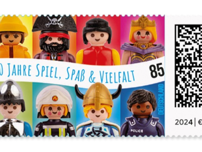 Deutsche Post und Playmobil präsentieren gemeinsame Briefmarke - Foto: presseportal.de