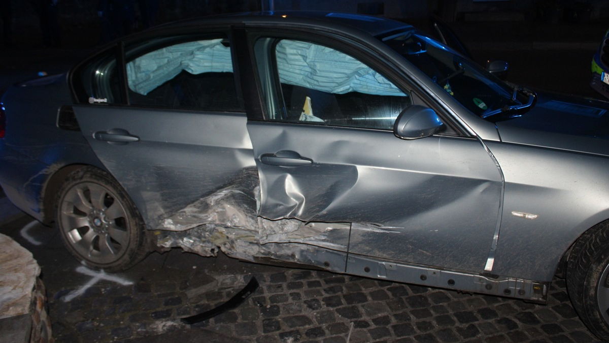 POL-DN: Flucht endet an Hauswand - Foto: presseportal.de