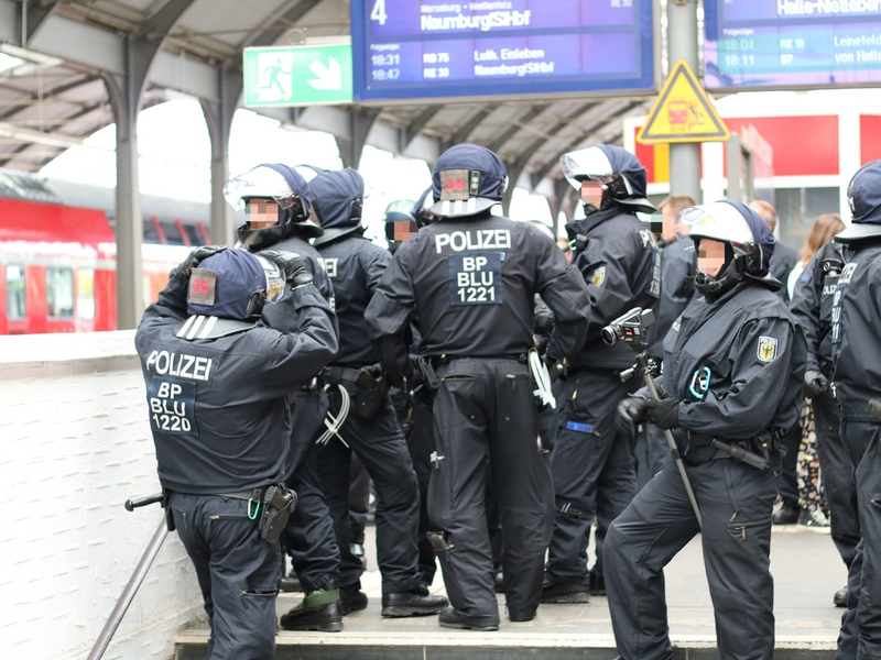 BPOLI MD: Die Bundespolizeiinspektion Magdeburg informiert zum Fußballspiel Hallescher FC gegen SG Dynamo Dresden - Foto: presseportal.de