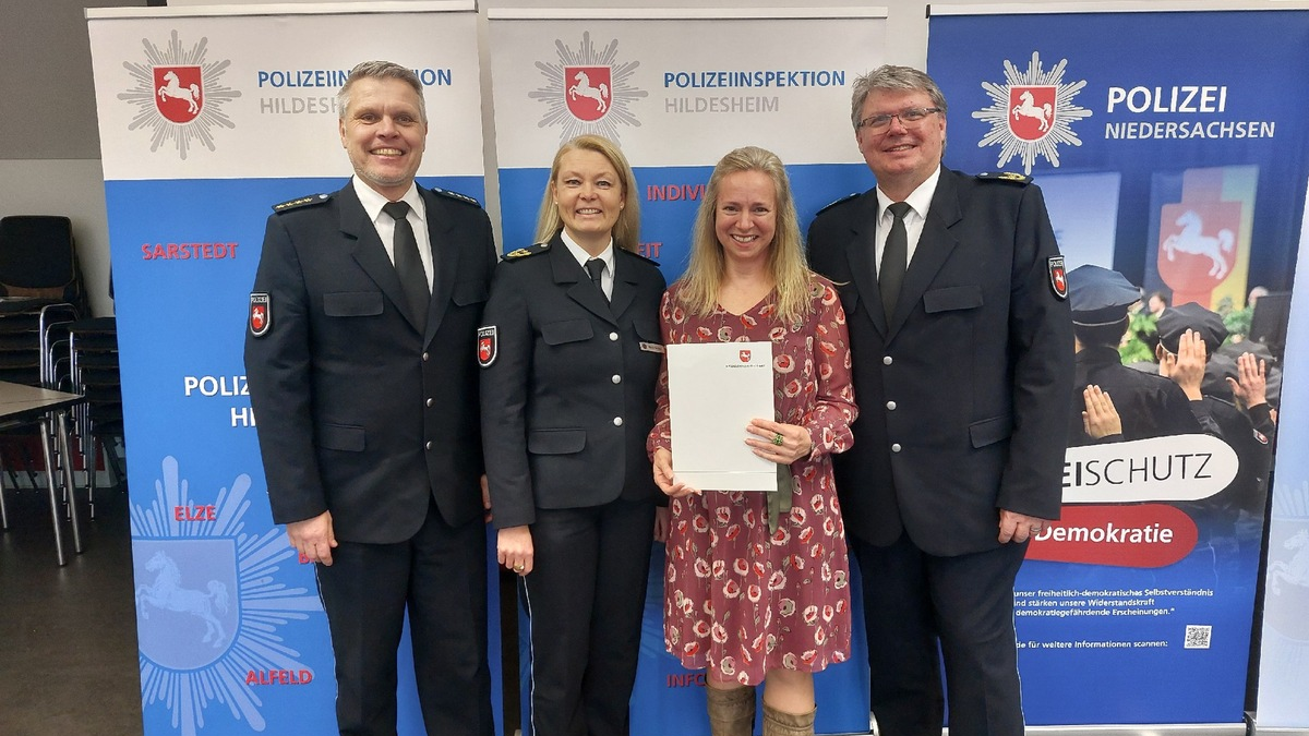 POL-HI: Temporärer Führungswechsel an der Spitze des Polizeikommissariats Sarstedt - Foto: presseportal.de