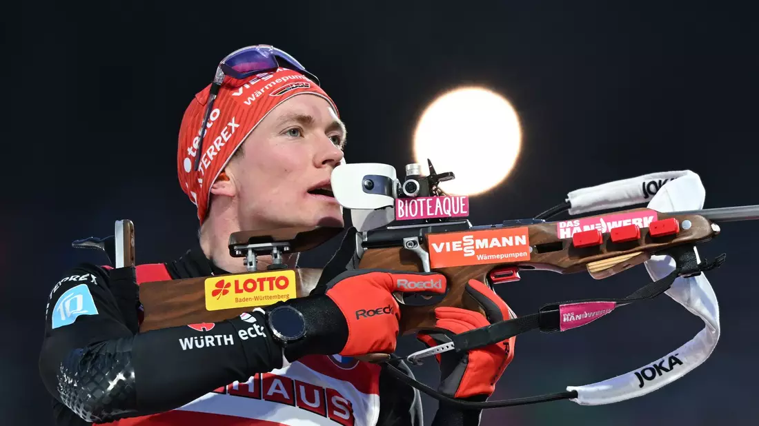 Kam beim Massenstart in Oslo auf den zweiten Platz: Benedikt Doll. - Bild: Hendrik Schmidt/dpa/Archivbild
