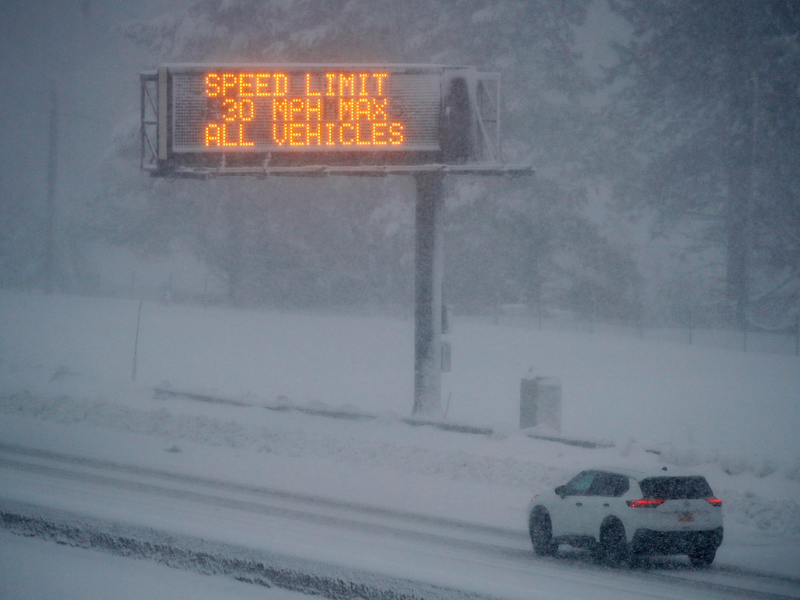 Ein Autofahrer auf der Interstate 80. - Foto: Jane Tyska/Bay Area News Group/AP/dpa