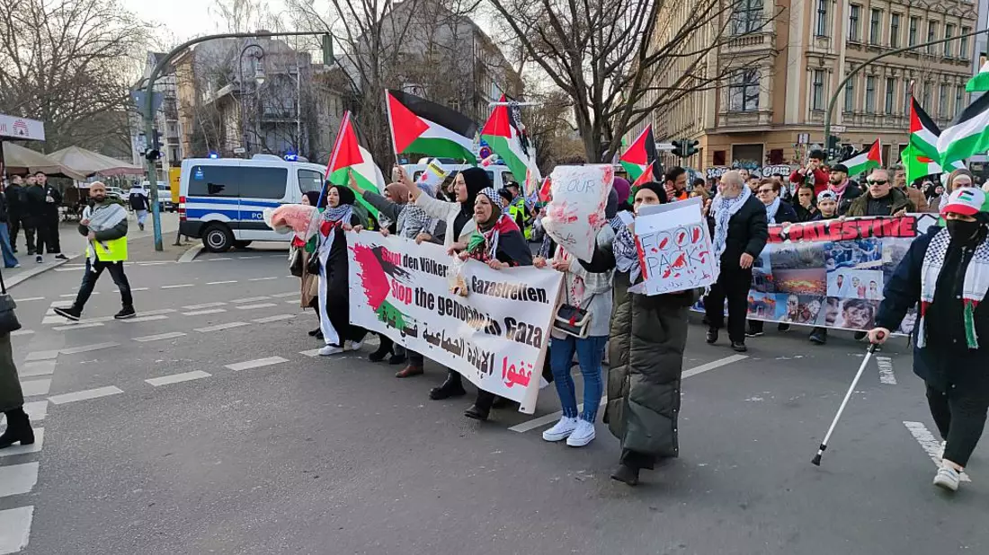 Pro-palästinensische Demo am 02.03.2024 - Bild: über dts Nachrichtenagentur