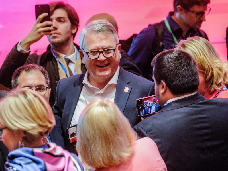 «Wir als Europäer müssen unsere Sachen in die Hand nehmen»: Nicolas Schmit (M.). - Foto: Mauro Scrobogna/LaPresse/ZUMA/dpa