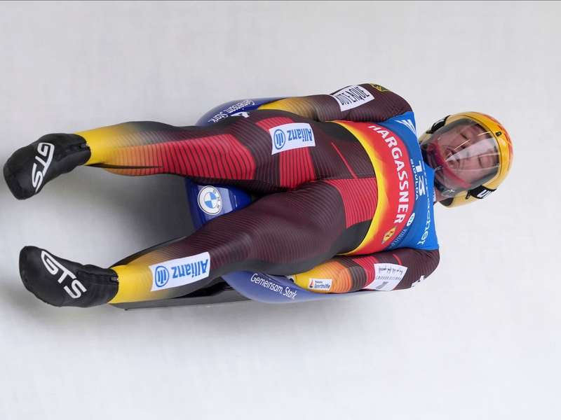 Rodler Felix Loch fuhr in Sigulda auf den zweiten Platz. - Foto: Roman Koksarov/AP/dpa