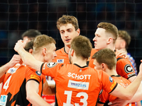 Berlins Mannschaft jubelt über einen Punktgewinn. - Foto: Uwe Anspach/dpa