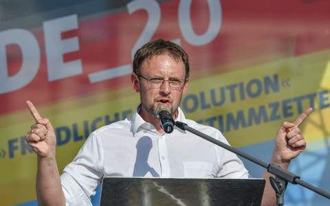 Einziger Kandidat für die Bürgermeisterwahl in Großschirma: der AfD-Politiker Rolf Weigand - Foto: Patrick Pleul/dpa-Zentralbild/dpa Einziger Kandidat für die Bürgermeisterwahl in Großschirma: der AfD-Politiker Rolf Weigand - Foto: Patrick Pleul/dpa-Zentralbild/dpa
