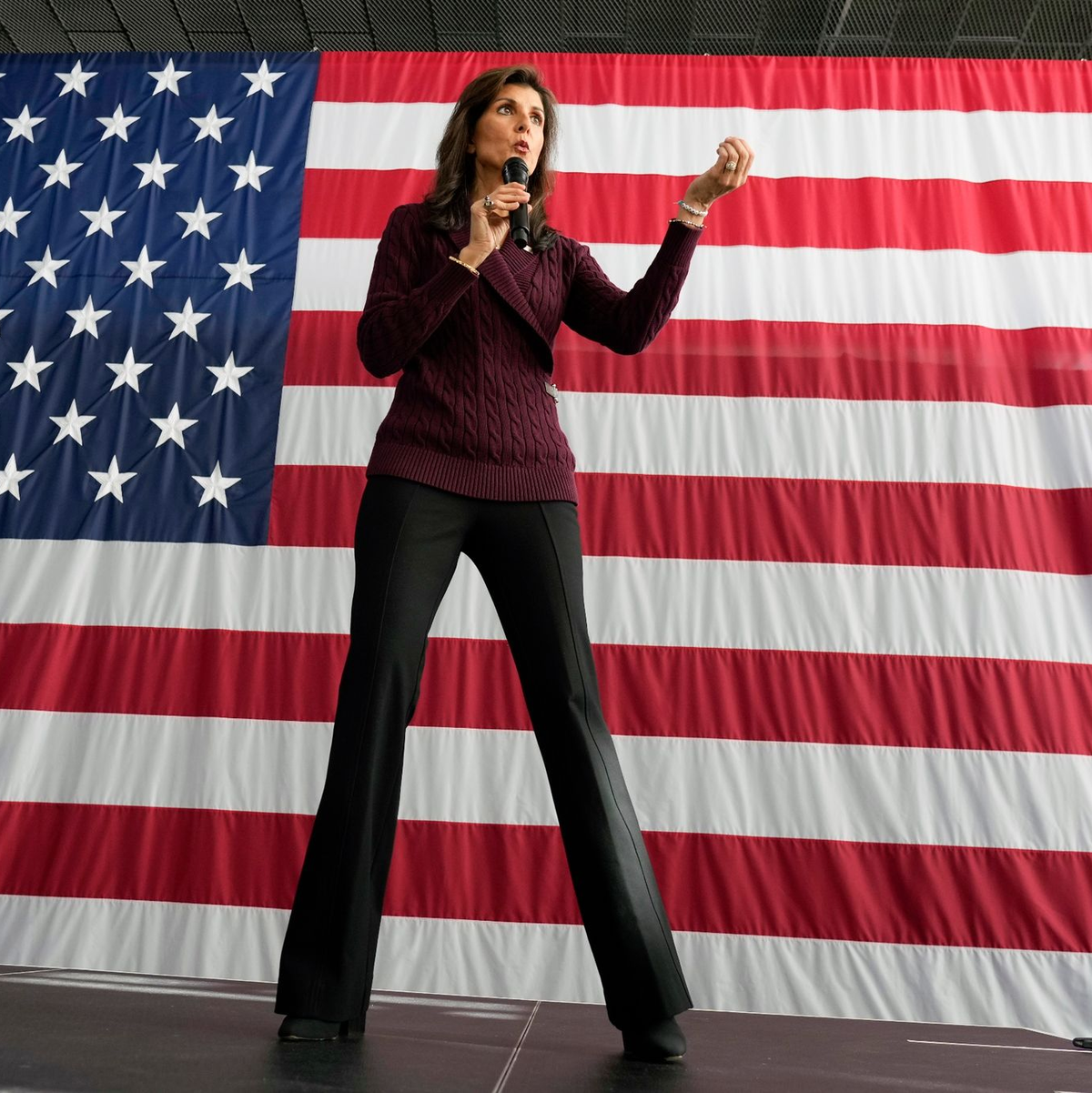 Offen ist, wie lange Haley noch im Rennen bleiben wird, da ihr faktisch keine Chancen mehr eingeräumt werden, Trump zu schlagen. - Foto: Chuck Burton/AP/dpa