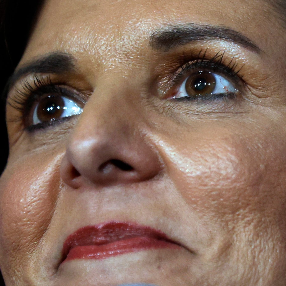 Beim «Super Tuesday» gelang ihr lediglich ein Sieg in Vermont: Nikki Haley. - Foto: Reba Saldanha/AP/dpa