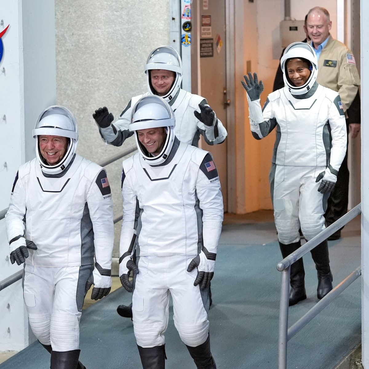 Die vier Raumfahrer der 