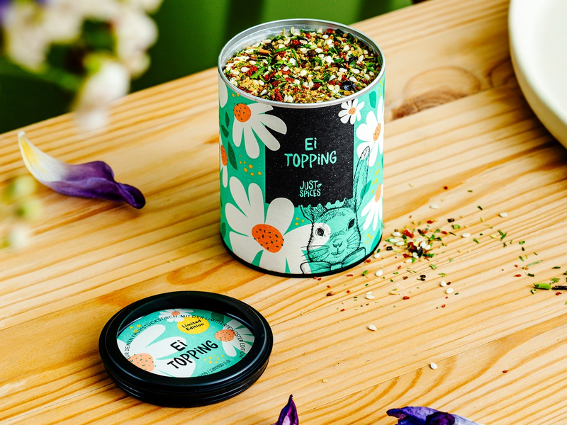 Just Spices launcht limitierte Oster Edition des beliebten Ei Toppings - Foto: presseportal.de