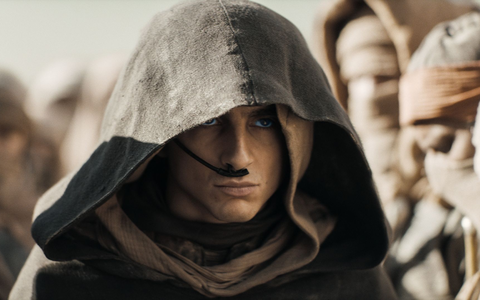 Timothée Chalamet als Paul Atreides in einer Szene des Films «Dune: Part Two». - Foto: -/Warner Bros./dpa