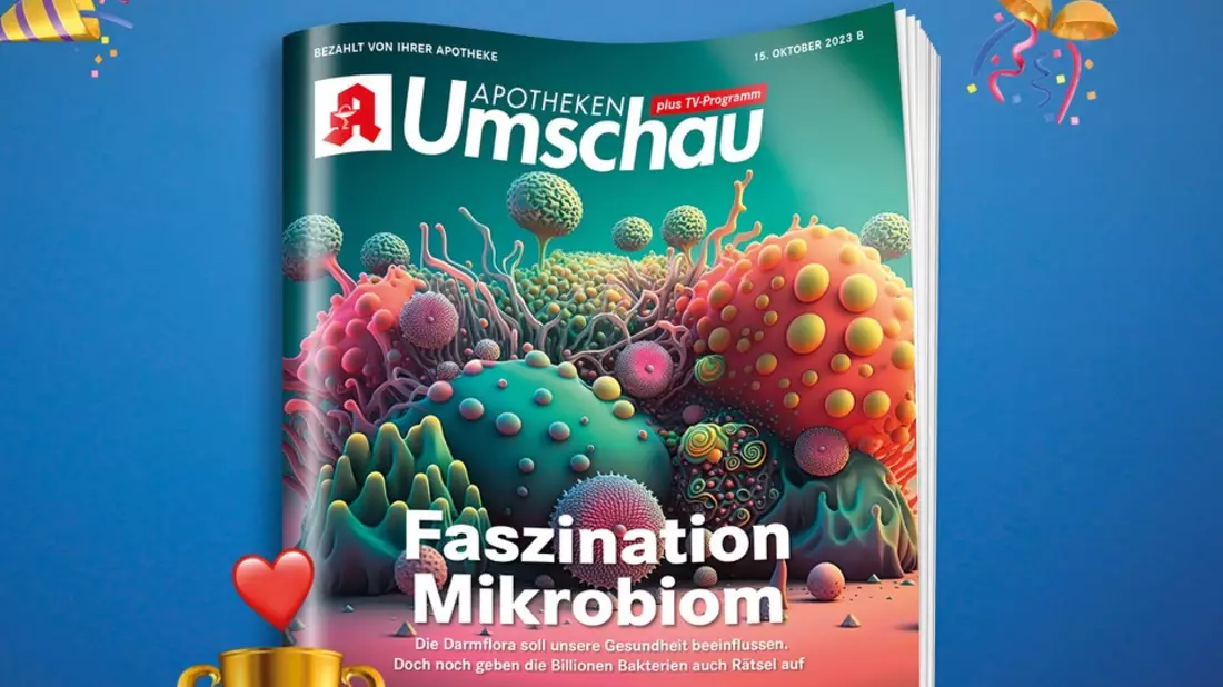 Apotheken Umschau: Faszination Mikrobiom ist Cover des Jahres 2023 - Bild: presseportal.de