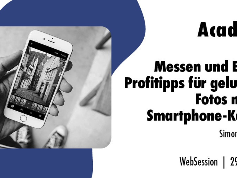 Messen und Events: Profitipps für gelungene Fotos mit der Smartphone-Kamera / Ein Online-Seminar der news aktuell Academy - Foto: presseportal.de