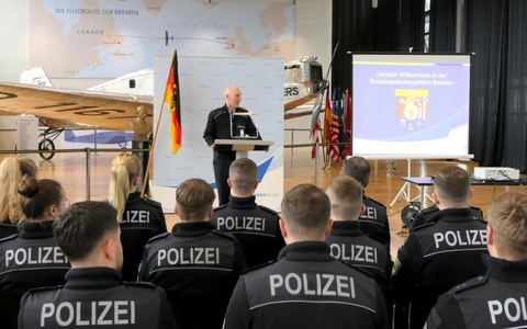 BPOL-HB: Frischer Wind für die Bundespolizei in Bremen - Foto: presseportal.de