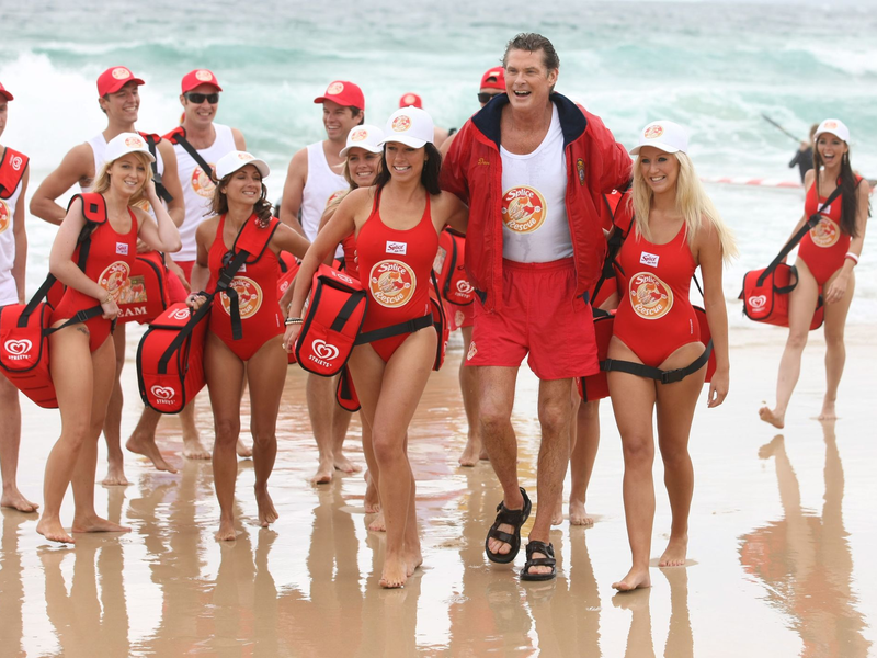 Die Serie «Baywatch» lockte in den 1990ern weltweit Millionen Menschen vor die Fernseher. - Foto: Ian Waldie/AAP/epa/dpa