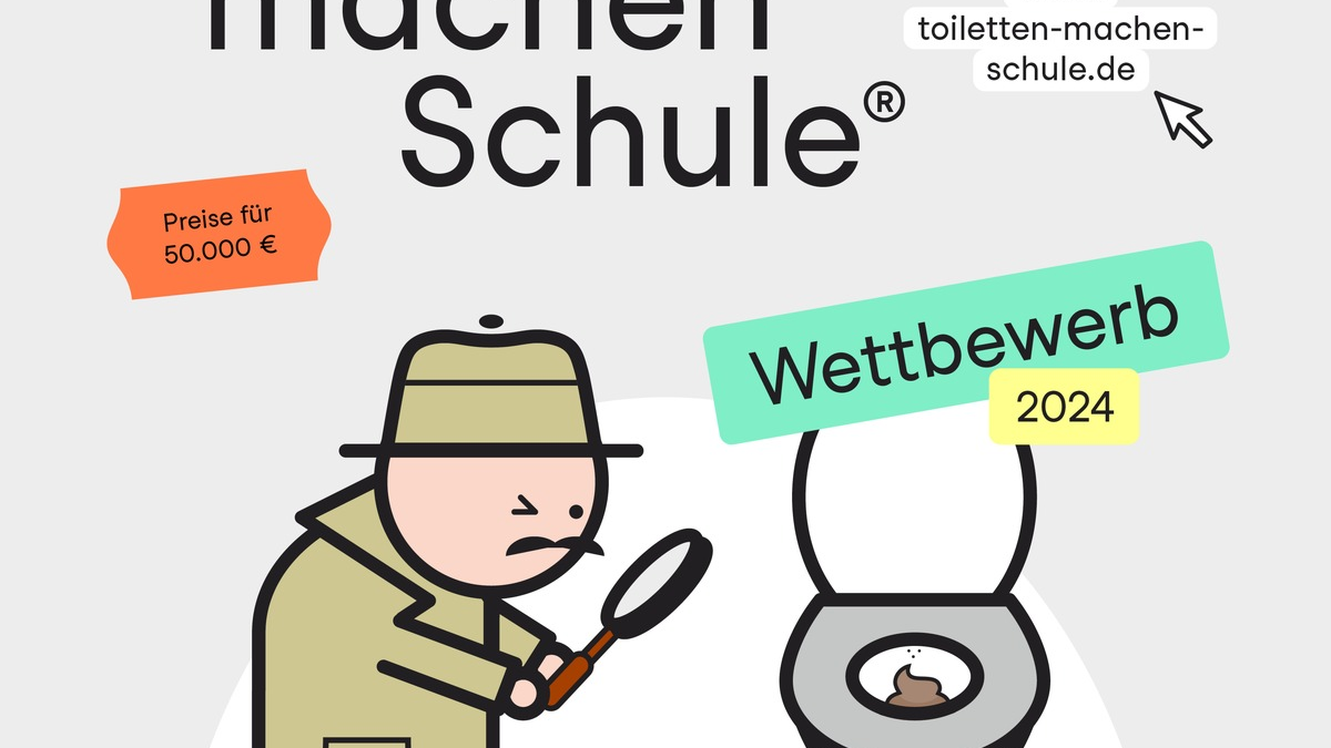 Schulwettbewerb für Konzepte für bessere Toilettenhygiene gestartet - Foto: presseportal.de