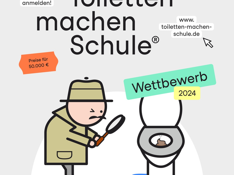 Schulwettbewerb für Konzepte für bessere Toilettenhygiene gestartet - Foto: presseportal.de