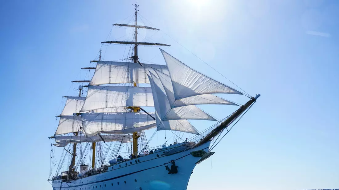 Gorch Fock verlässt Kiel in Richtung Afrika - Bild: presseportal.de