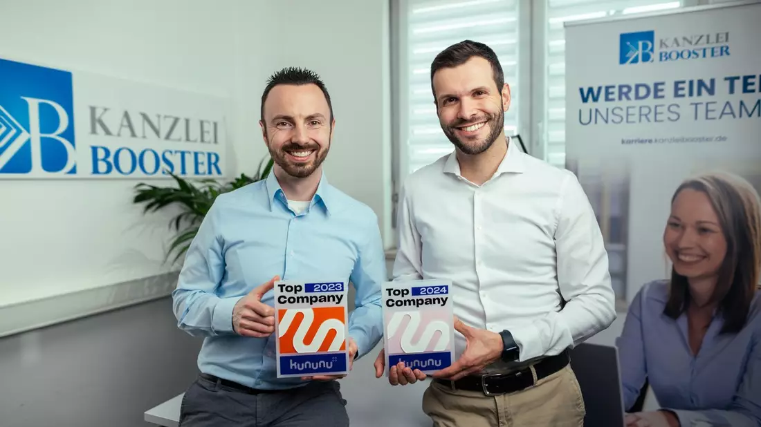 Auszeichnung als Arbeitgeber: Kanzleibooster GmbH erhält kununu Top Company-Siegel 2024 - Bild: presseportal.de
