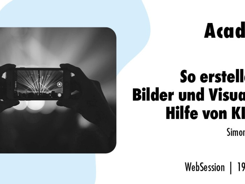 So erstellen Sie Bilder und Visuals mit Hilfe von KI-Tools / Ein Online-Seminar der news aktuell Academy - Foto: presseportal.de