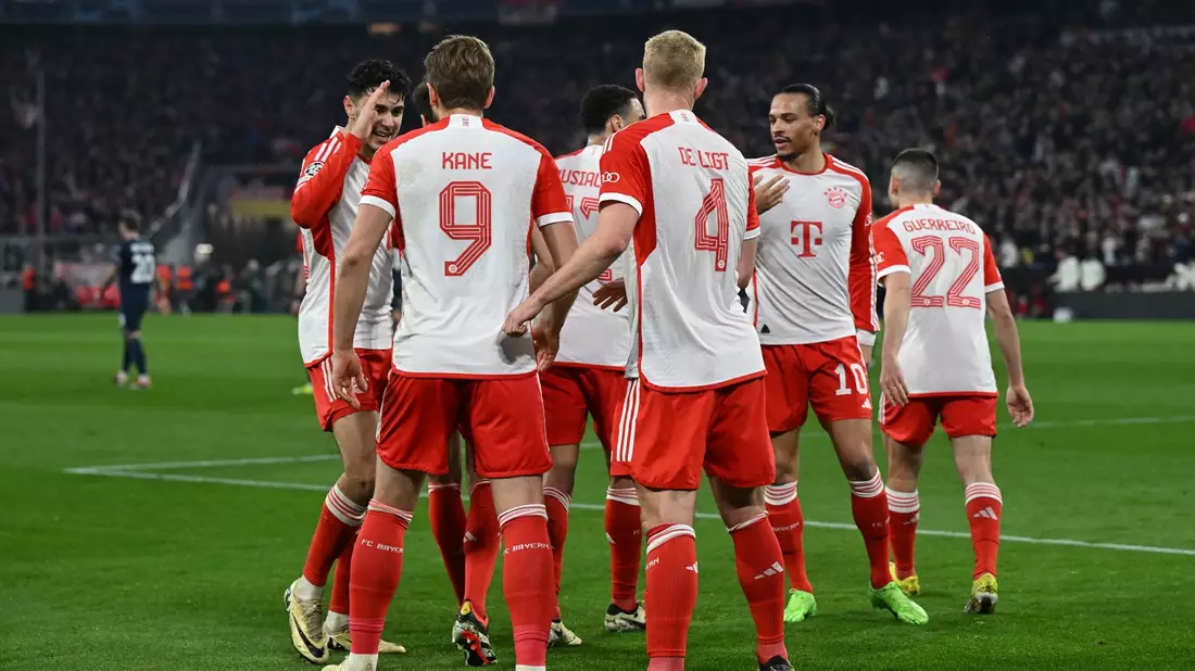 Die Bayern setzten sich gegen Lazio mit 3:0 durch. - Bild: Sven Hoppe/dpa