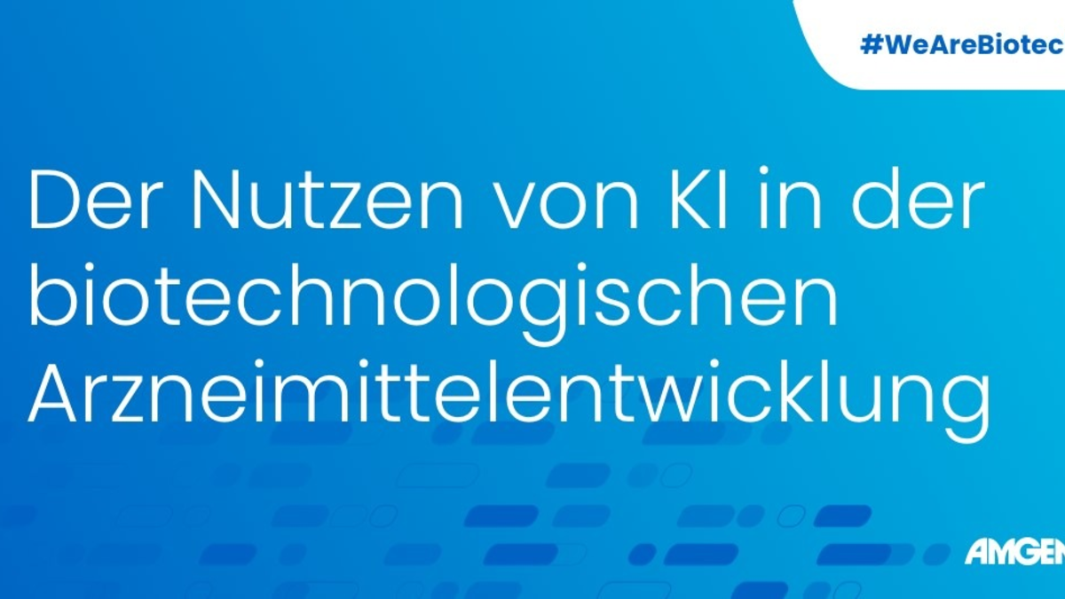 Gamechanger in der Arzneimittelentwicklung: Amgen setzt auf Künstliche Intelligenz - Foto: presseportal.de