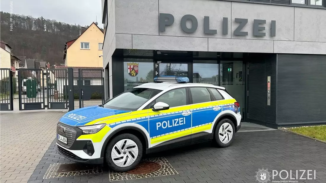 POL-PPWP: Erster rein elektrischer Streifenwagen im Einsatz - Bild: presseportal.de