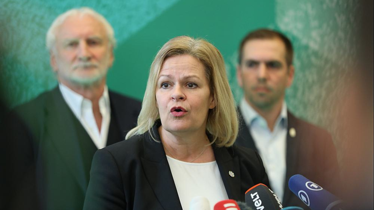 Rudi Völler, Nancy Faeser, Philipp Lahm am 06.03.2024 - Foto: über dts Nachrichtenagentur