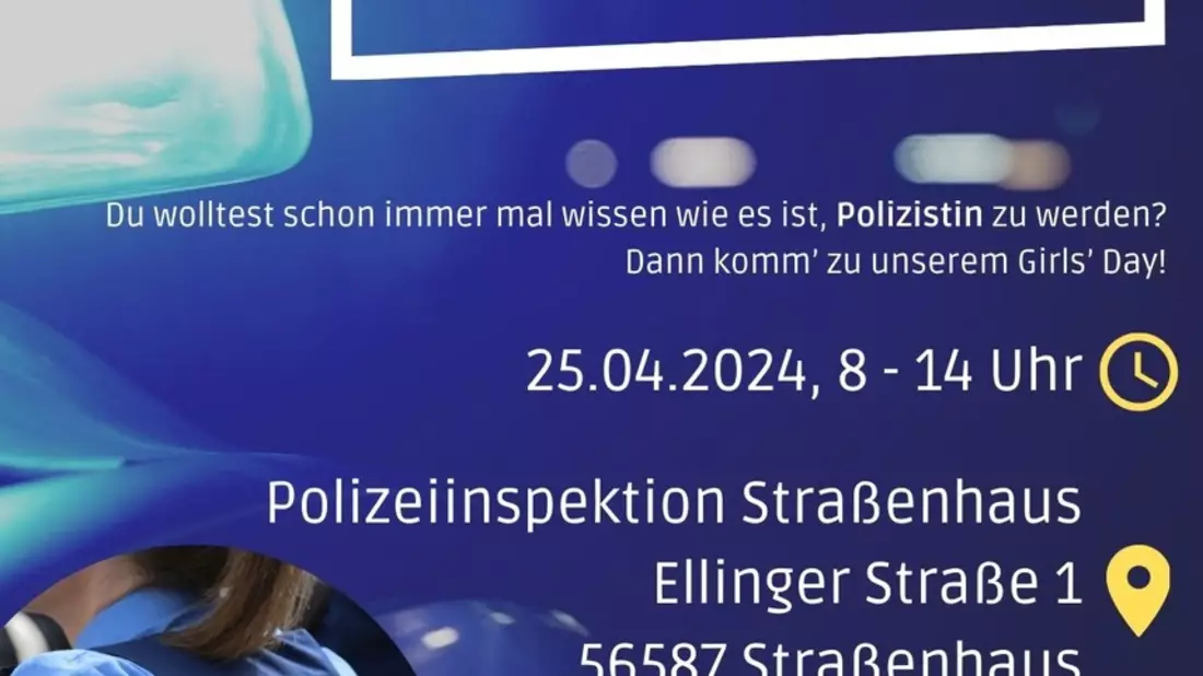POL-PDNR: Girls' Day bei der Polizeiinspektion Straßenhaus - Bild: presseportal.de