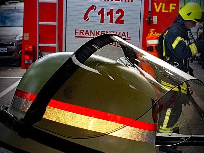 FW Frankenthal: Brand einer Mikrowelle - 3 Katzen gerettet - Foto: presseportal.de