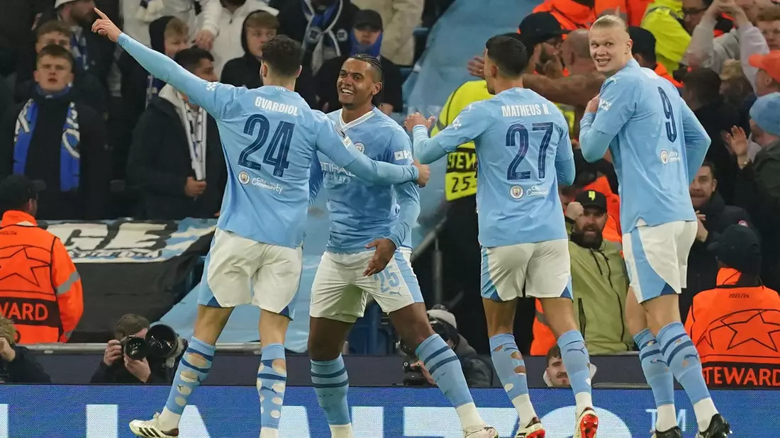 Manchester City holte sich auch im Rückspiel gegen Kopenhagen einen 3:1-Sieg. - Bild: Martin Rickett/PA Wire/dpa