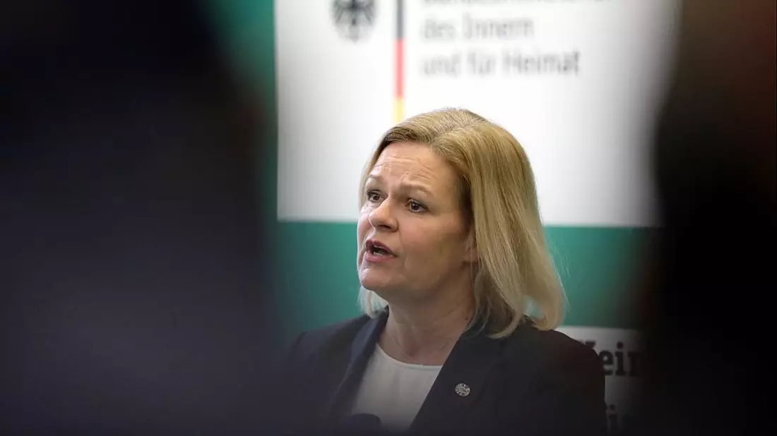 Nancy Faeser am 06.03.2024 - Bild: über dts Nachrichtenagentur