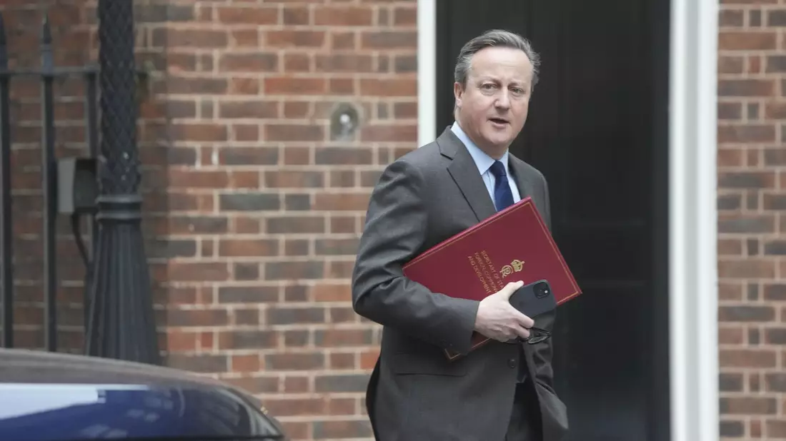 Der Außenminister von Großbritannien: David Cameron. - Bild: Jeff Moore/PA/dpa