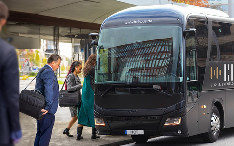 Mitarbeiter-Shuttle für mehr Komfort und Effizienz - HCT Bus- & Eventlogistik sorgt für Win-win-Situation - Foto: presseportal.de