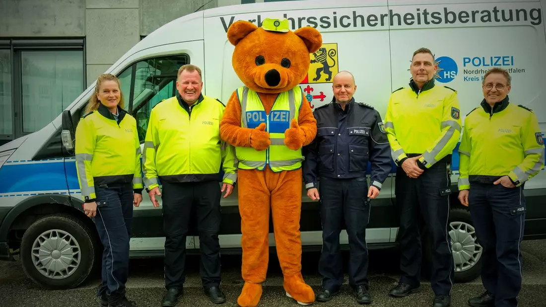 POL-HS: Neues Maskottchen für die Kreispolizeibehörde Heinsberg - Bild: presseportal.de