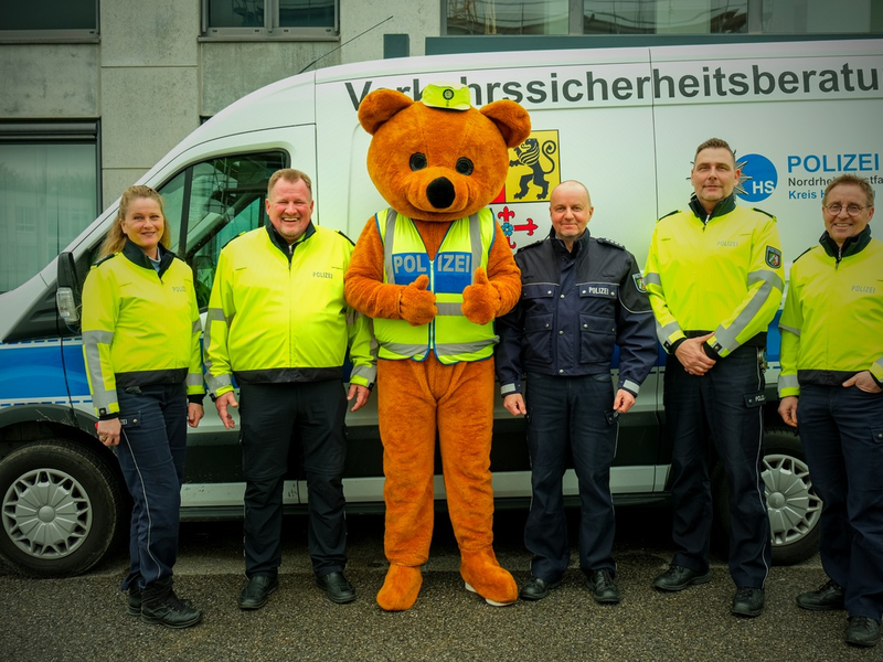 POL-HS: Neues Maskottchen für die Kreispolizeibehörde Heinsberg - Foto: presseportal.de