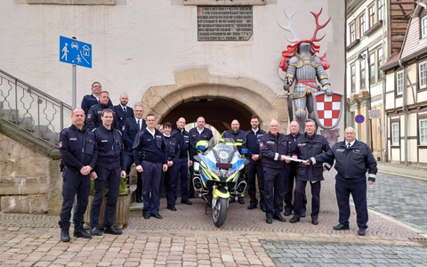 POL-GS: Sicher durch den Harz - Staffelstabübergabe in der länderübergreifenden Verkehrssicherheitsarbeit - Foto: presseportal.de