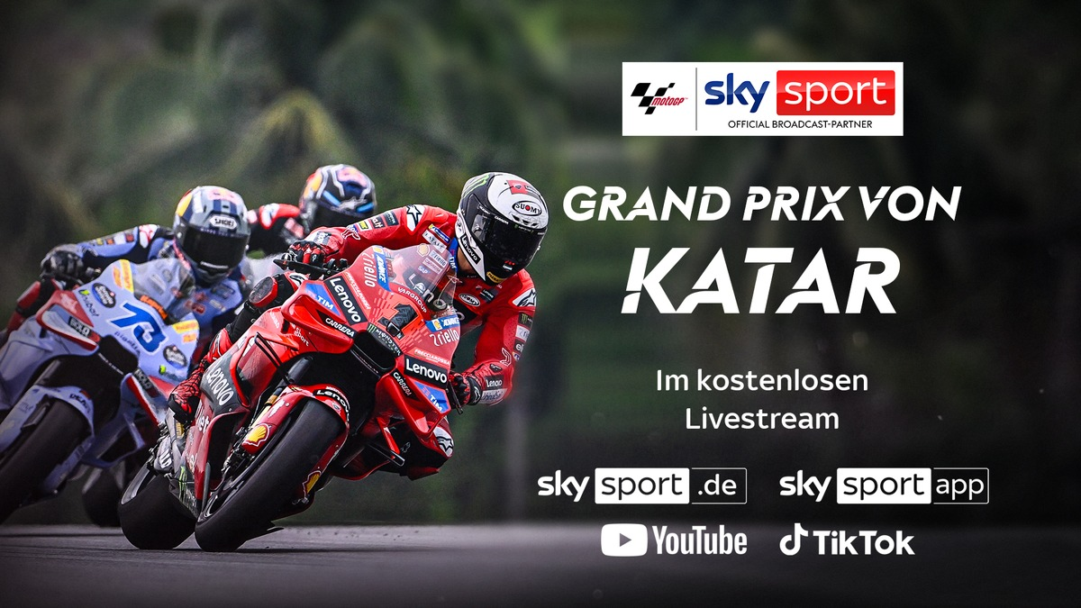 Der Saisonauftakt der MotoGP(TM) in Katar am Wochenende live und exklusiv bei Sky Sport - Foto: presseportal.de