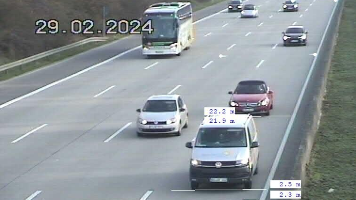 POL-DA: Darmstadt: Abstandskontrollen auf der Autobahn / 21 Meter Abstand bei 197 km/h - Foto: presseportal.de