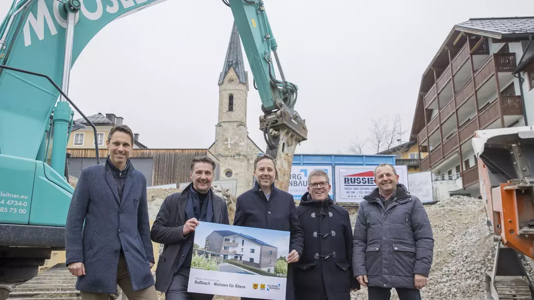 Spatenstich in Rußbach - Bild: Neumayr über pressetext.de