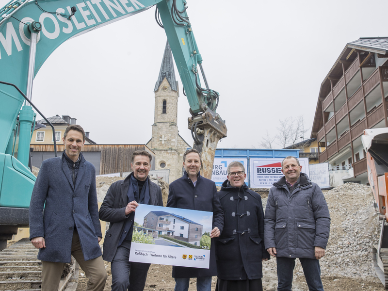 Spatenstich in Rußbach - Foto: Neumayr über pressetext.de