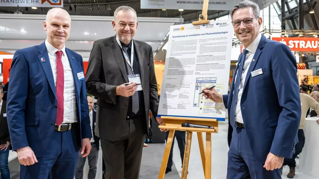 Gemeinsame Presseerklärung: Vereinbarung zur sicheren Installation von Photovoltaikanlagen - Bild: presseportal.de